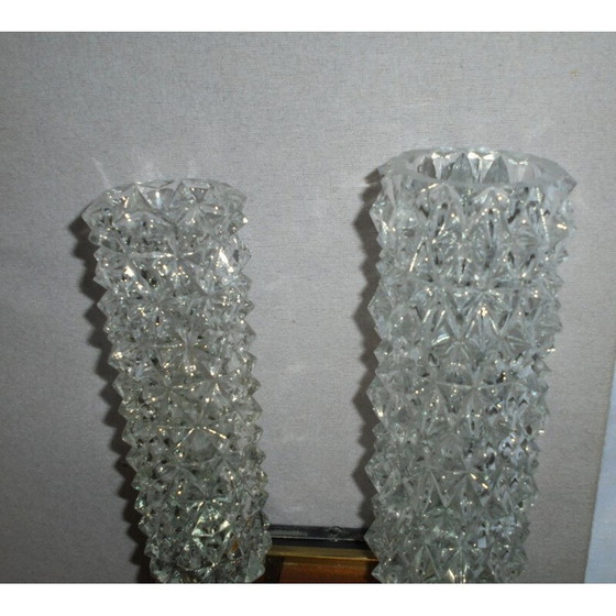 Image 1 of Paar skandinavische Wandlampen aus Teakholz, 1970er Jahre