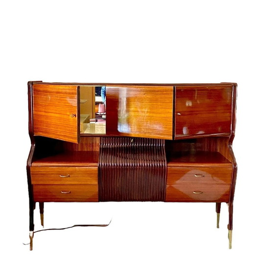 Image 1 of 1X Palisander Italienisches Sideboard von Osvaldo Borsani