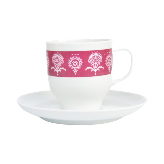 Image 1 of Vintage Porzellan Tasse und Untertasse für Melitta, Deutschland 1970