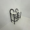 Satz von 2 1980er Barhockern postmodernes minimalistisches Design