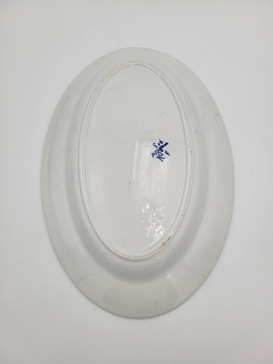 Image 1 of Große alte Porzellanplatte Blau Und Weiß