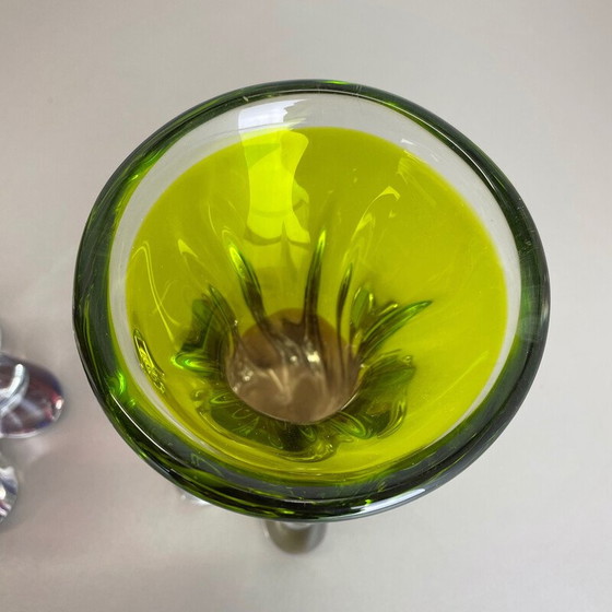 Image 1 of Paar Vintage-Glasvasen von Joska Waldglashütte, Deutschland 1970er Jahre