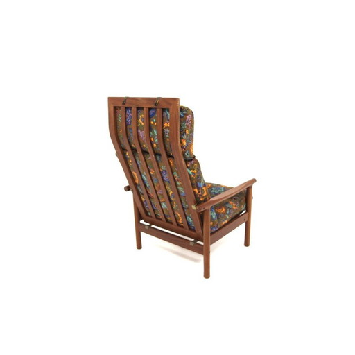 Vintage "Neapel" Sessel aus Teakholz und Kissen für Möbel-Ikea, Schweden 1960