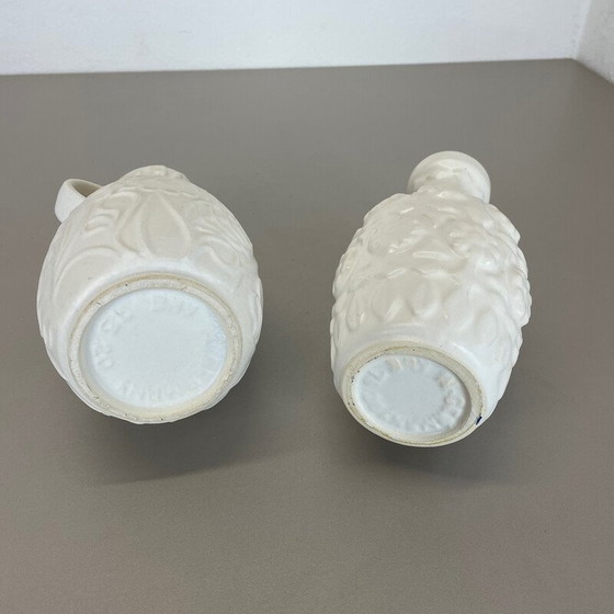 Image 1 of Paar Vasen aus Keramik und Keramik für Bay Ceramics, Deutschland 1970er Jahre