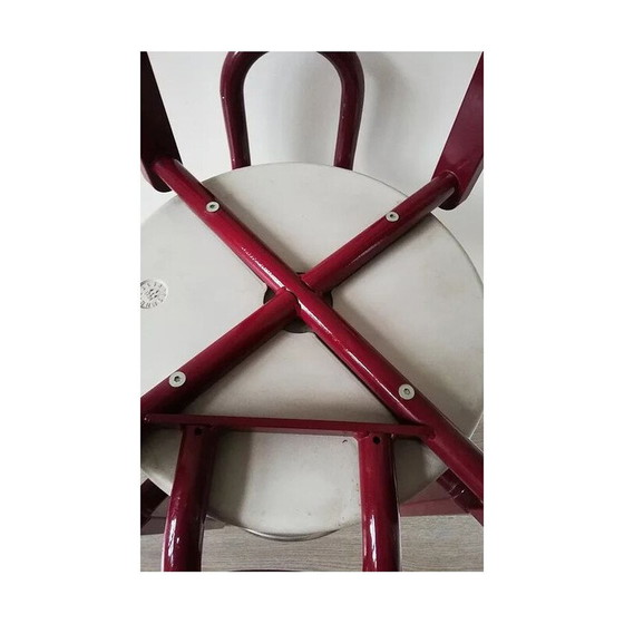 Image 1 of Paar hohe Hocker im Vintage-Stil, 1989