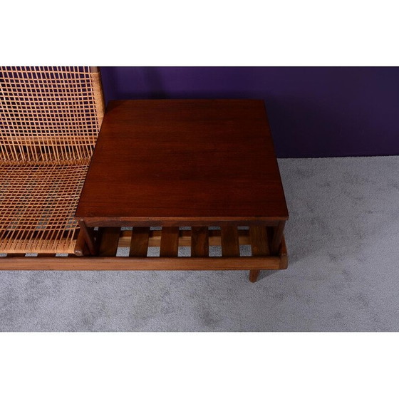 Image 1 of Vintage 2-Sitzer Sofa Modell 161 aus massivem Teakholz von Hans Olsen für Bramin, Dänemark 1957