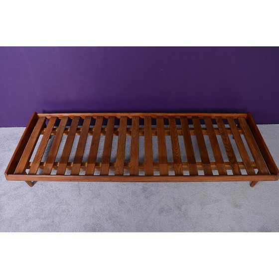 Image 1 of Vintage 2-Sitzer Sofa Modell 161 aus massivem Teakholz von Hans Olsen für Bramin, Dänemark 1957