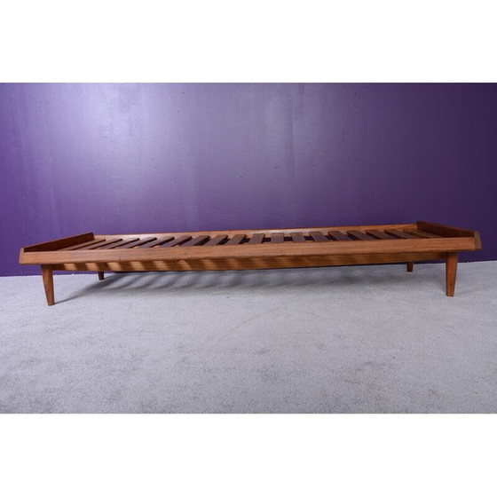 Image 1 of Vintage 2-Sitzer Sofa Modell 161 aus massivem Teakholz von Hans Olsen für Bramin, Dänemark 1957