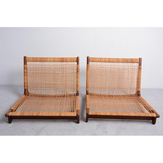 Image 1 of Vintage 2-Sitzer Sofa Modell 161 aus massivem Teakholz von Hans Olsen für Bramin, Dänemark 1957