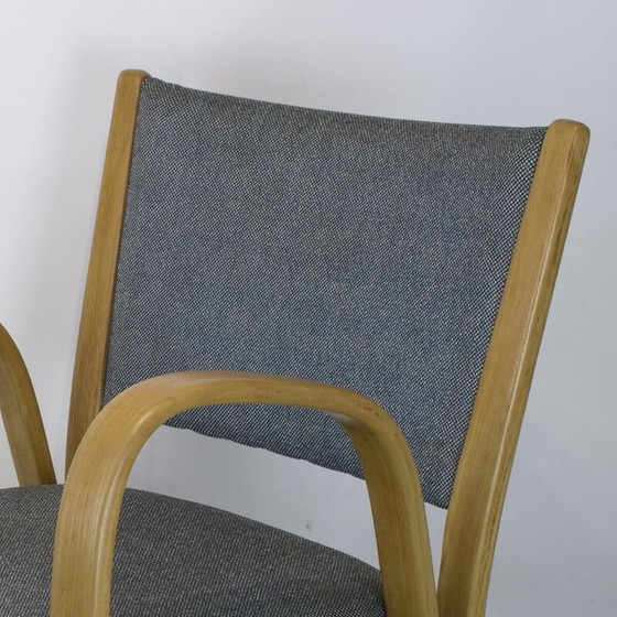 Image 1 of Vintage Bridge Bow Holzsessel für Hugues Steiner, 1950