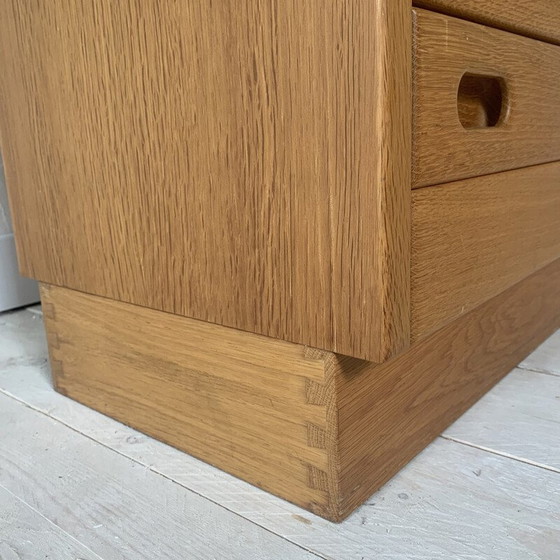 Image 1 of Vintage Kommode aus massivem Eichenholz, 1980
