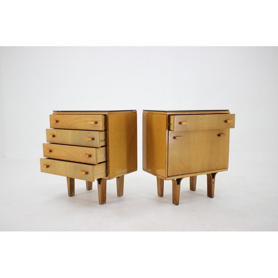 Image 1 of Paar Vintage-Kommoden von Frantisek Mezulanik, Tschechoslowakei 1960
