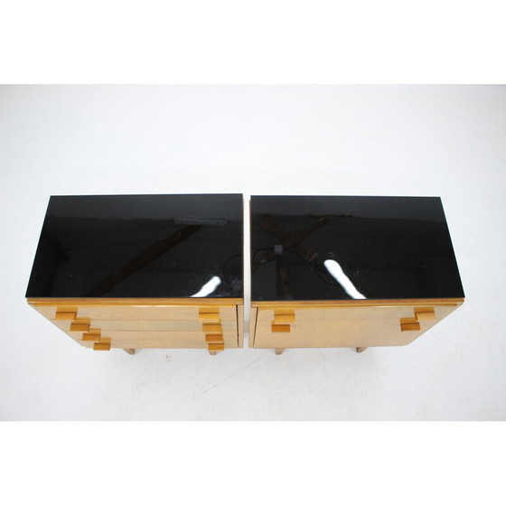 Image 1 of Paar Vintage-Kommoden von Frantisek Mezulanik, Tschechoslowakei 1960