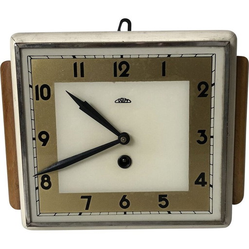 Vintage Schachuhr aus Bakelit, Tschechoslowakei 1950