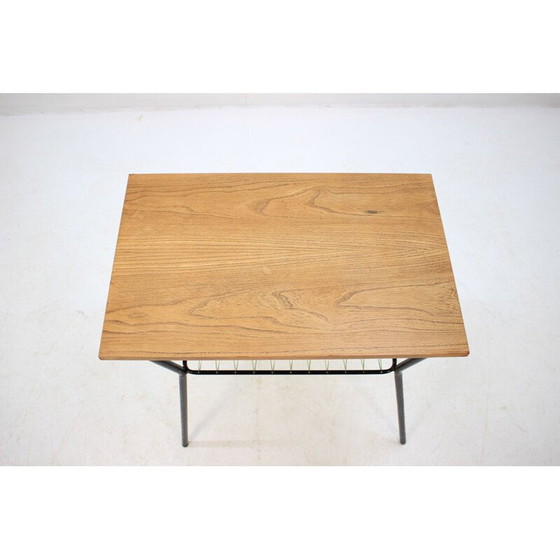 Image 1 of Couchtisch aus Eiche und Metall, Tschechische Republik 1960