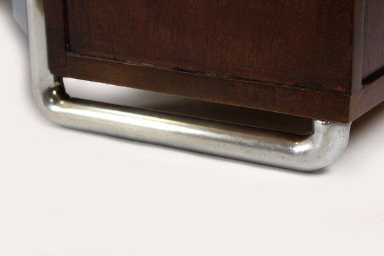 Image 1 of Restauriertes Bauhaus-Stahlrohrsofa von Robert Slezak, 1930er Jahre