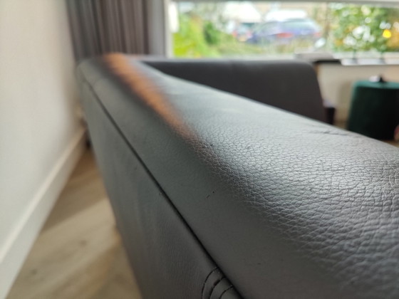 Image 1 of Rolf Benz 322 3er Sofa Leder schwarz