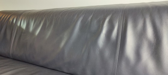 Image 1 of Rolf Benz 322 3er Sofa Leder schwarz