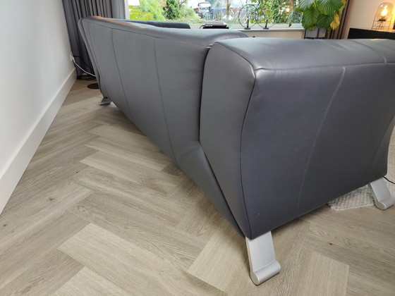 Image 1 of Rolf Benz 322 3er Sofa Leder schwarz