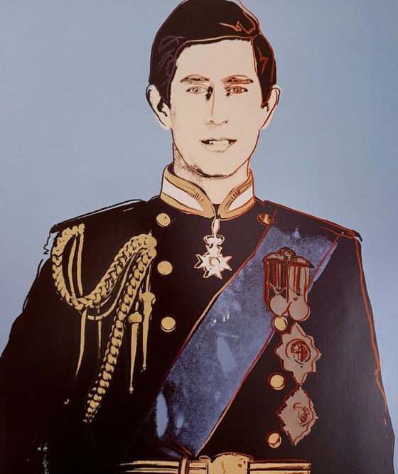 Image 1 of Andy Warhol: "Prinz Charles, 1982".  ©2007 Andy Warhol Foundation For The Visual Arts, New York.