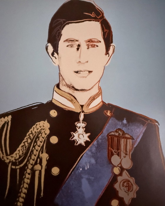 Image 1 of Andy Warhol: "Prinz Charles, 1982".  ©2007 Andy Warhol Foundation For The Visual Arts, New York.
