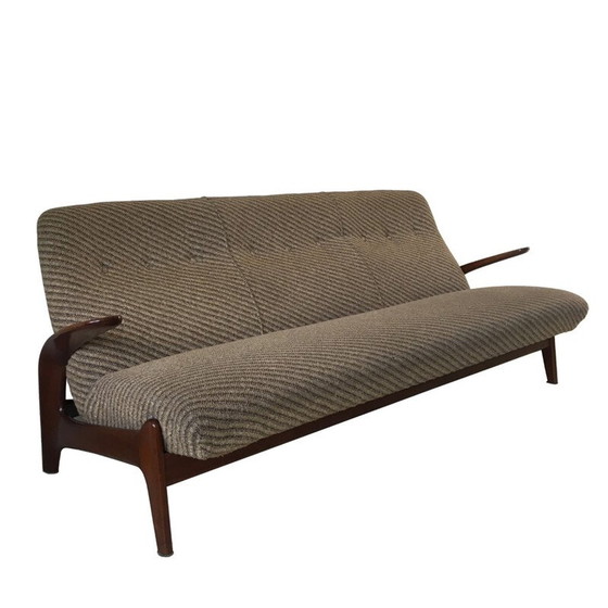 Image 1 of Norwegisches Sofa aus Teakholz und Stoff, GIMSON & SLATER - 1960s
