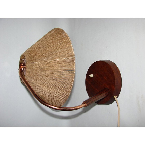 Image 1 of Vintage Tischlampe "Tamde" aus verkupfertem Messing, Schweiz 1960