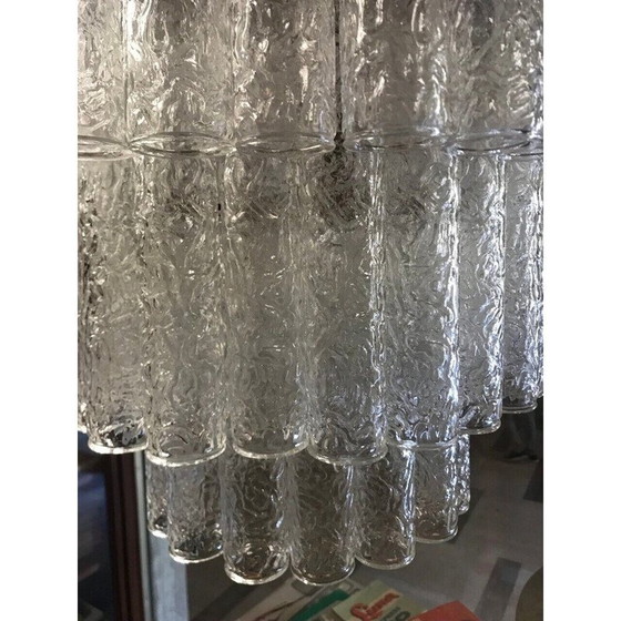 Image 1 of Italienischer Kronleuchter aus Muranoglas von Toni Zuccheri für Venini, 1960er Jahre