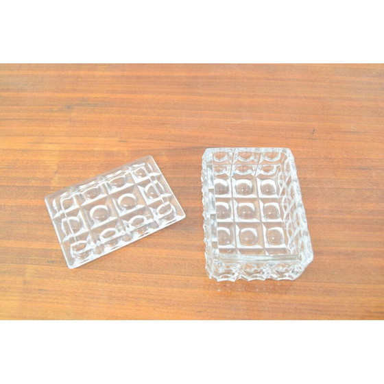 Image 1 of Zuckerdose aus Glas, Tschechoslowakei 1960
