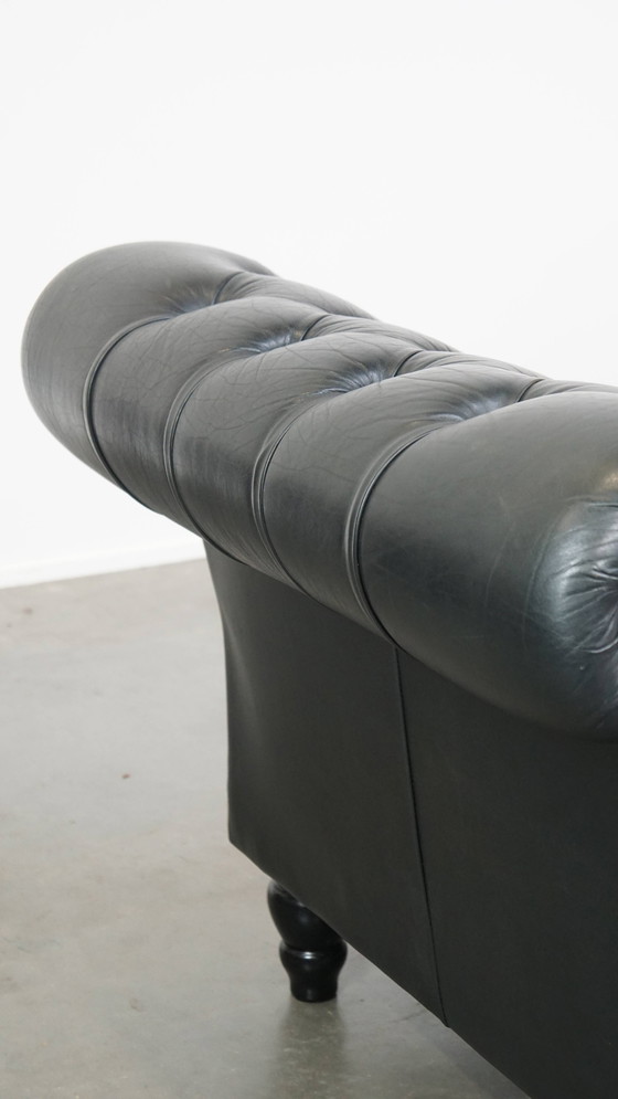 Image 1 of Großes schwarzes Chesterfield Daybed