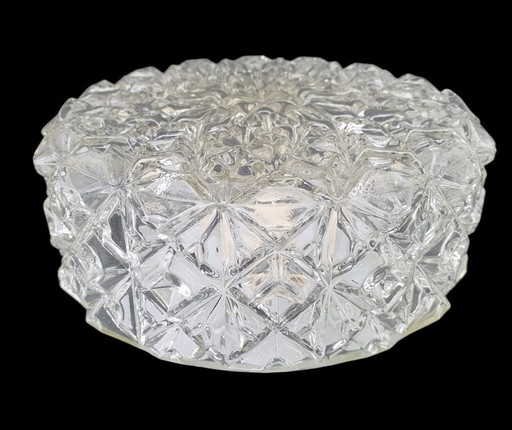 2120 Transparente Vintage-Glas-Deckenleuchte