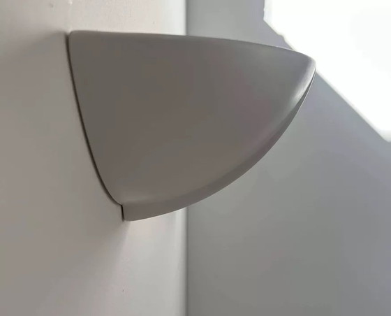 Image 1 of 2X Vintage Porzellan Wandleuchte Weiß Matt