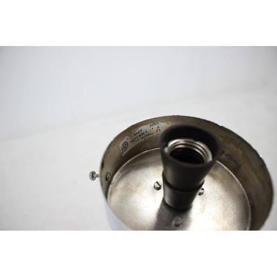 Image 1 of Vintage Stehlampe aus Glas und Chromstahl für Lidokov, Tschechoslowakei 1970