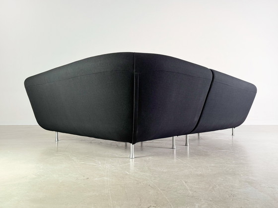 Image 1 of Original Ligne Roset Sofa Yang Couch François Bauchet Kvadrat Schwarz