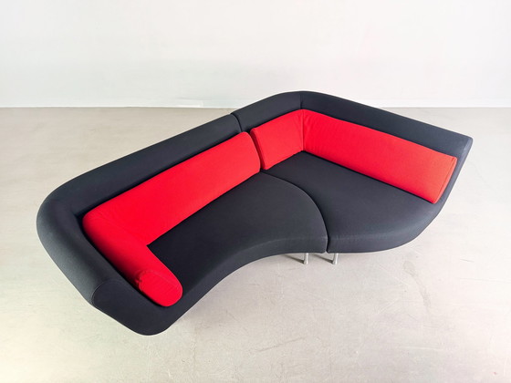 Image 1 of Original Ligne Roset Sofa Yang Couch François Bauchet Kvadrat Schwarz