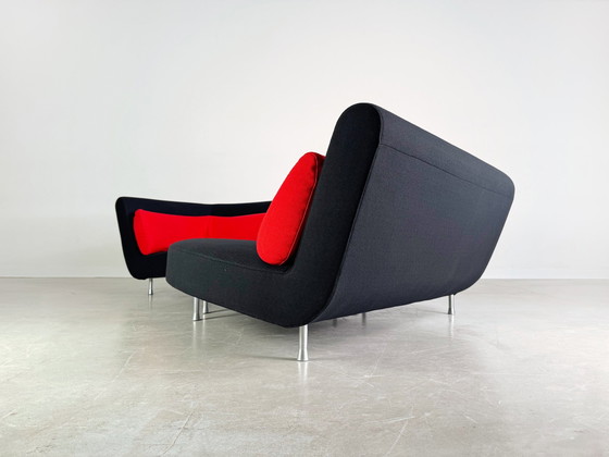 Image 1 of Original Ligne Roset Sofa Yang Couch François Bauchet Kvadrat Schwarz