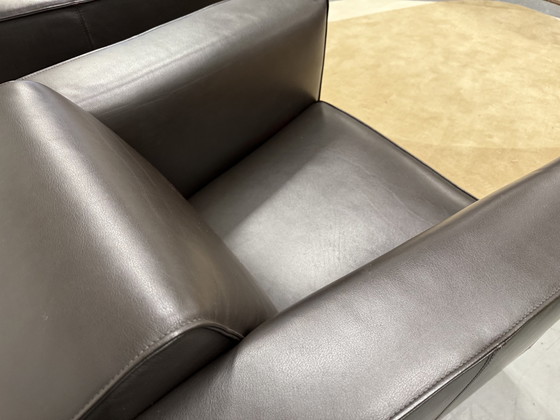 Image 1 of 2 Design Auf Lager Blizz Sessel Braun Leder