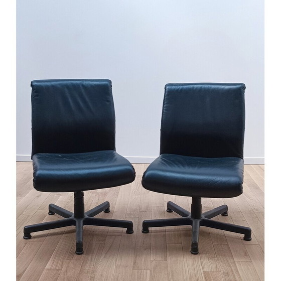 Image 1 of Kastel vintage Leder Bürostuhl