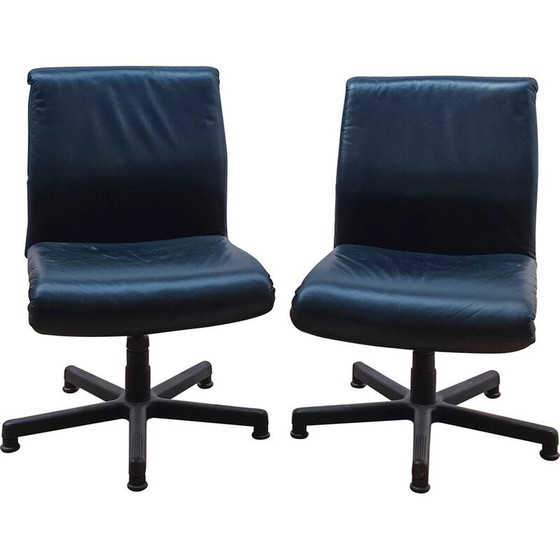 Image 1 of Kastel vintage Leder Bürostuhl