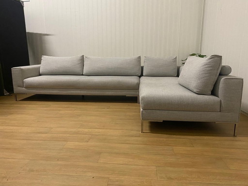 Design auf Lager Aikon Ecksofa Milton Grau