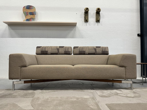 Leolux Howlo Sofa 3-Sitzer Stoff Beige