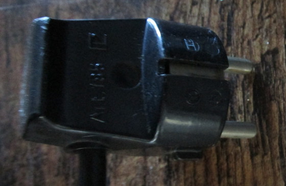 Image 1 of Vintage Rare Heavy Antique Wagon Wheel Ash Lampe mit echtem Leder Lampenschirm