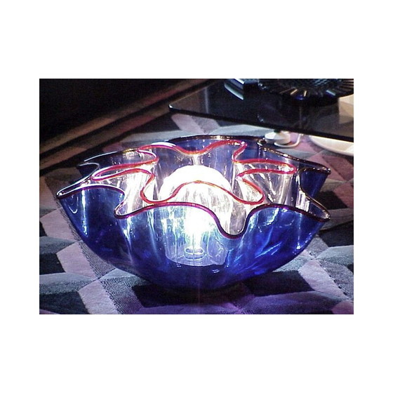 Image 1 of Vintage-Stehleuchte mit drei Galeengläsern von Adalberto Dal Lago für Vistosi, 1960