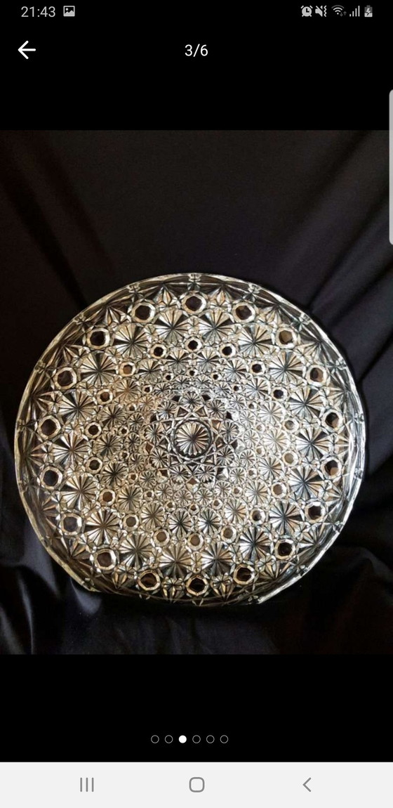 Image 1 of Kristallglas Schale Vintage 