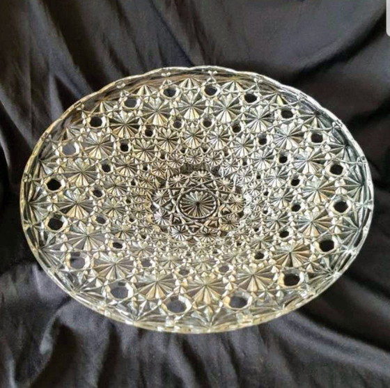 Image 1 of Kristallglas Schale Vintage 