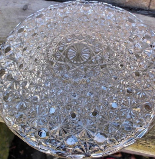 Kristallglas Schale Vintage 