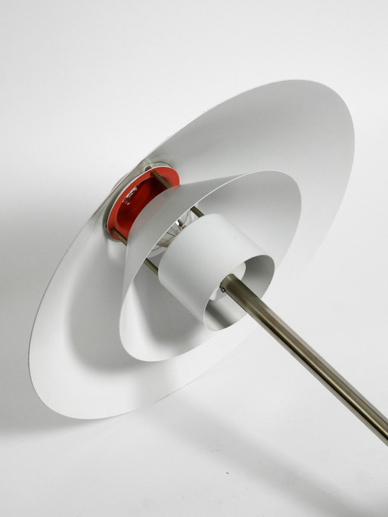 Image 1 of Schöne seltene 70S sehr große Tischlampe von Christian Hvidt für Nordisk Solar. Hergestellt in Dänemark.