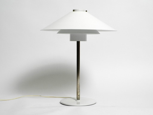 Schöne seltene 70S sehr große Tischlampe von Christian Hvidt für Nordisk Solar. Hergestellt in Dänemark.