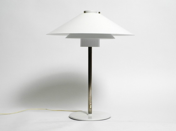 Image 1 of Schöne seltene 70S sehr große Tischlampe von Christian Hvidt für Nordisk Solar. Hergestellt in Dänemark.