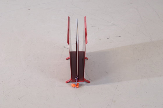 Image 1 of Gebr van der Stroom Niederländisches Originalmodell Gispen 1022 Zeitschriftenständer